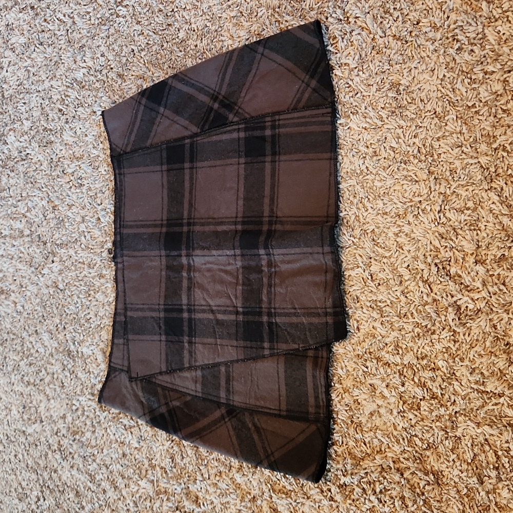 Free People Plaid Skirt